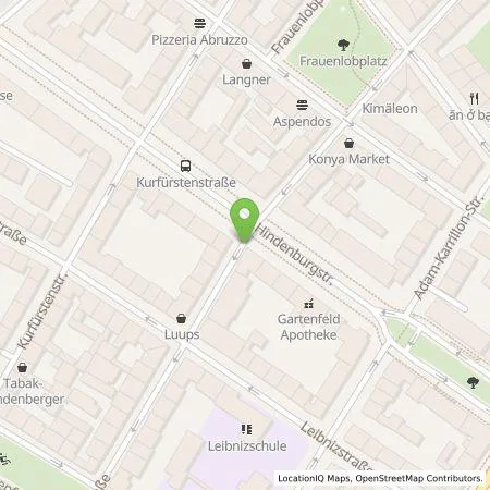 Standortübersicht der Tankstelle Qwello Deutschland GmbH in 55118 Mainz