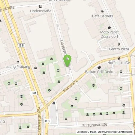 Standortübersicht der Tankstelle Qwello Deutschland GmbH in 40235 Düsseldorf