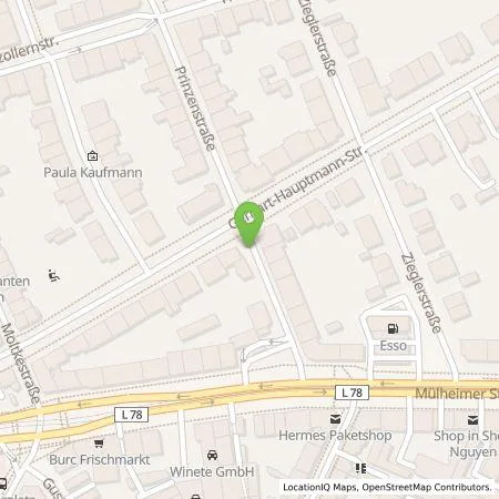 Standortübersicht der Tankstelle Qwello Deutschland GmbH in 47058 Duisburg