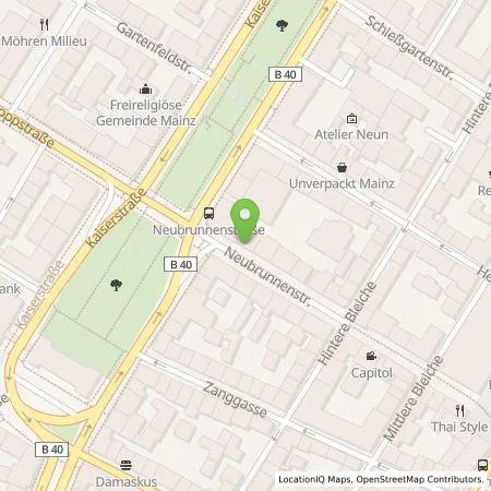 Standortübersicht der Tankstelle Qwello Deutschland GmbH in 55116 Mainz