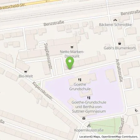 Standortübersicht der Tankstelle Qwello Deutschland GmbH in 14482 Potsdam