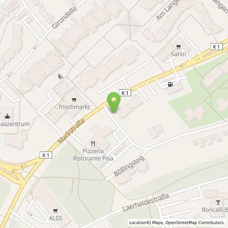 Standortübersicht der Tankstelle Qwello Deutschland GmbH in 44803 Bochum