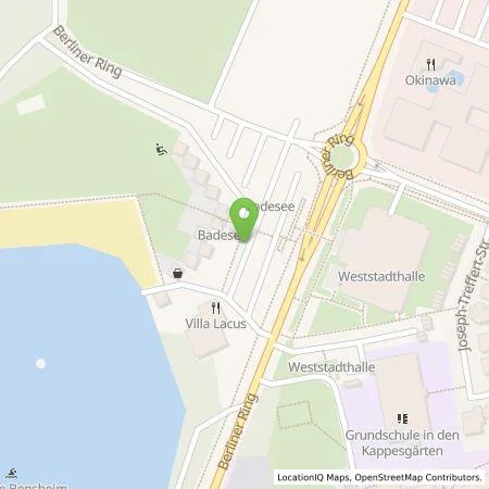 Standortübersicht der Tankstelle Gruppen-Gas- und Elektrizitätswerk Bergstraße AG in 64625 Bensheim