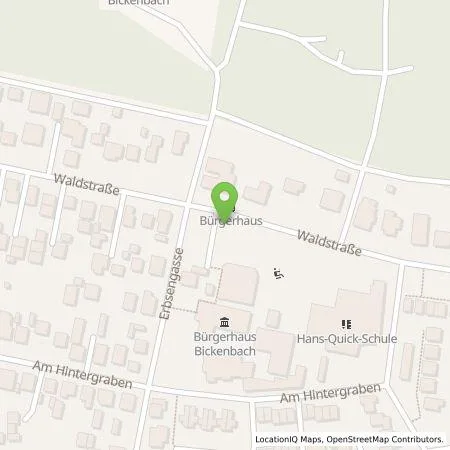 Standortübersicht der Tankstelle Gruppen-Gas- und Elektrizitätswerk Bergstraße AG in 64404 Bickenbach