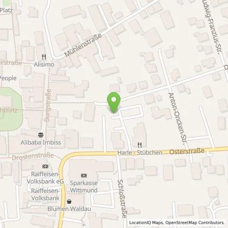 Standortübersicht der Tankstelle Energiegenossenschaft für Wittmund eG in 26409 Wittmund