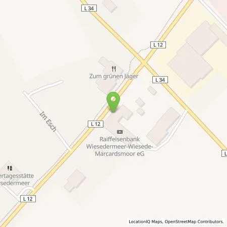 Standortübersicht der Tankstelle Energiegenossenschaft für Wittmund eG in 26446 Friedeburg