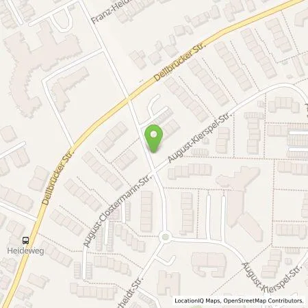 Standortübersicht der Tankstelle HOCHTIEF Ladepartner GmbH in 51469 Bergisch Gladbach