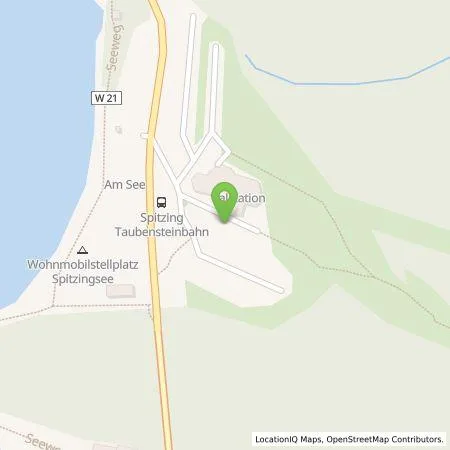 Standortübersicht der Tankstelle Elektrizitätswerk Tegernsee Vertriebs- und Service-KG in 83727 Schliersee