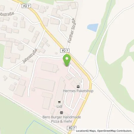 Standortübersicht der Tankstelle EnBW mobility+ AG und Co.KG in 90587 Veitsbronn