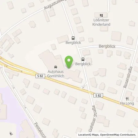 Standortübersicht der Tankstelle Autohaus Gommlich GmbH & Co.KG in 01445 Radebeul