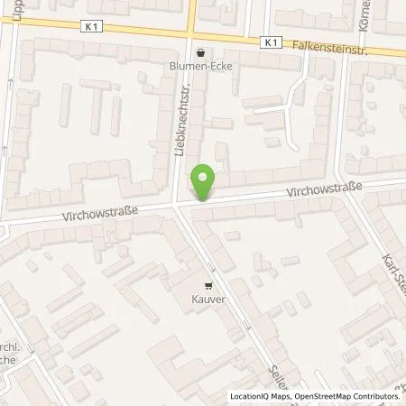 Standortübersicht der Tankstelle HOCHTIEF Ladepartner GmbH in 46047 Oberhausen