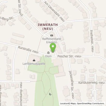 Standortübersicht der Tankstelle NEW Niederrhein Energie und Wasser GmbH in 41812 Erkelenz