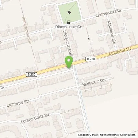 Standortübersicht der Tankstelle HOCHTIEF Ladepartner GmbH in 41238 Mönchengladbach