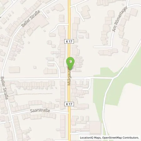 Standortübersicht der Tankstelle HOCHTIEF Ladepartner GmbH in 41238 Mönchengladbach