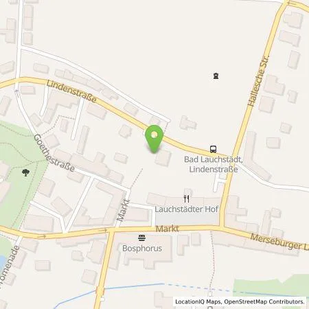 Standortübersicht der Tankstelle Merseburger Wasser und Service GmbH in 06246 Bad Lauchstädt , Goethestadt