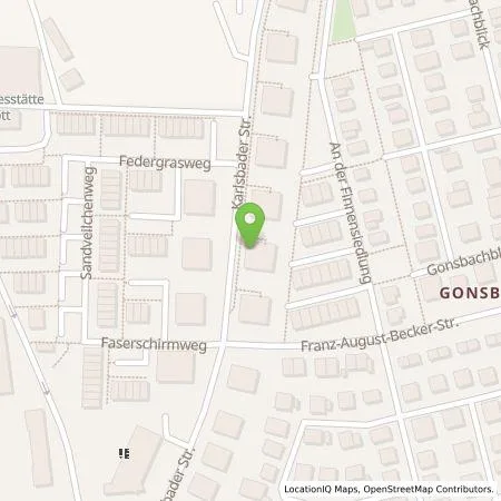 Standortübersicht der Tankstelle eze.network GmbH in 55122 Mainz