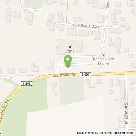 Standortübersicht der Tankstelle Vattenfall Smarter Living GmbH in 31627 Rohrsen