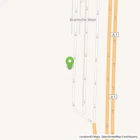 Standortübersicht der Tankstelle Autostrom plus GmbH in 49565 Bramsche