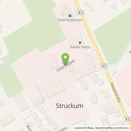 Standortübersicht der Tankstelle GP Joule Connect GmbH in 25821 Struckum