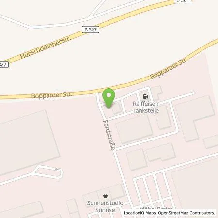 Standortübersicht der Tankstelle Mer Germany GmbH in 56288 Kastellaun