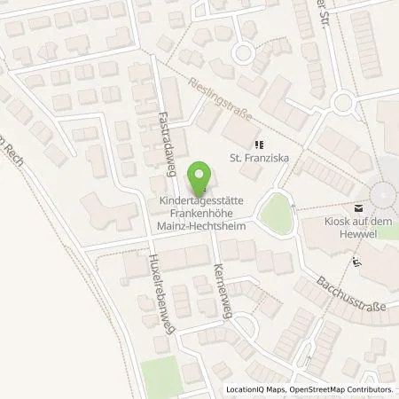 Standortübersicht der Tankstelle eze.network GmbH in 55129 Mainz