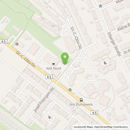 Standortübersicht der Tankstelle ALDI Nord Deutschland Stiftung & Co. KG in 44879 Bochum