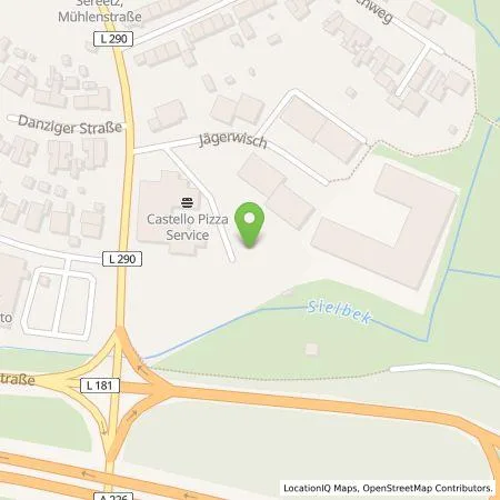 Standortübersicht der Tankstelle Shell Deutschland GmbH in 23611 Sereetz