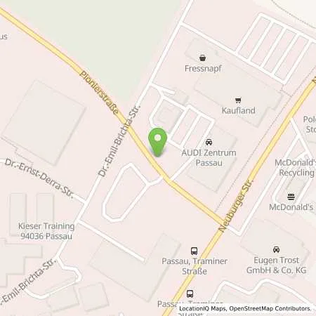 Standortübersicht der Tankstelle Citywatt GmbH in 94036 Passau