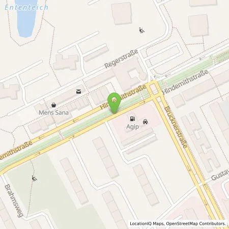 Standortübersicht der Tankstelle eze.network GmbH in 55127 Mainz (Lerchenberg)