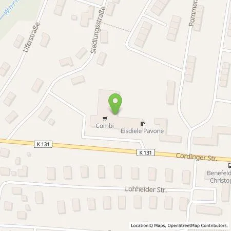 Standortübersicht der Tankstelle Vattenfall Smarter Living GmbH in 29699 Walsrode