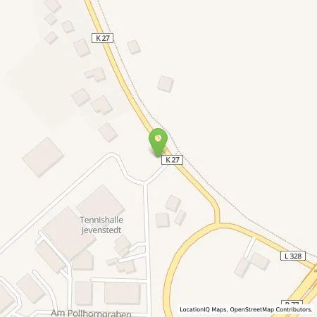 Standortübersicht der Tankstelle Jevenauer Energie GmbH in 24808 Jevenstedt