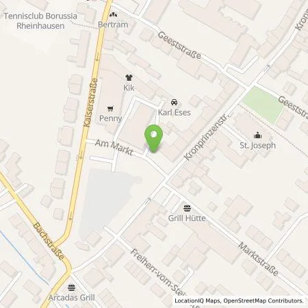 Standortübersicht der Tankstelle Stadtwerke Duisburg AG in 47229 Duisburg