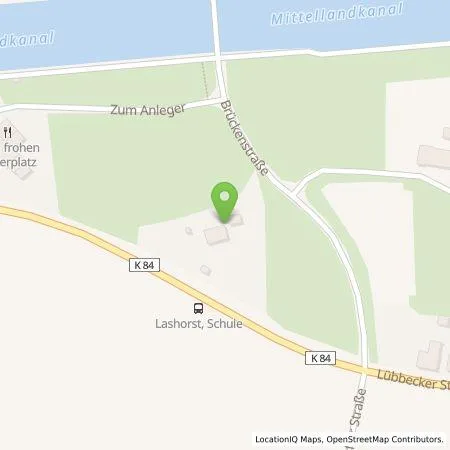 Standortübersicht der Tankstelle Stadtwerke Lübbecke GmbH in 32361 Preußisch Oldendorf