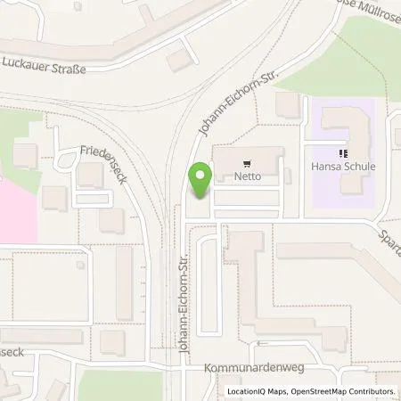 Standortübersicht der Tankstelle Vattenfall Smarter Living GmbH in 15232 Frankfurt (Oder)