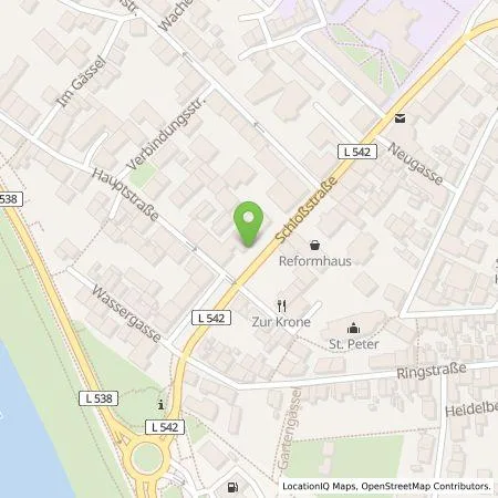 Standortübersicht der Tankstelle MVV Energie AG in 68549 Ilvesheim