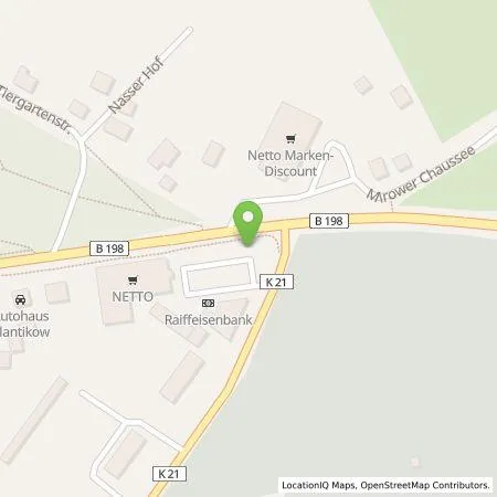 Standortübersicht der Tankstelle Vattenfall Smarter Living GmbH in 17255 Wesenberg