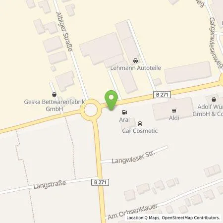 Standortübersicht der Tankstelle BP Europa SE in 55232 Alzey