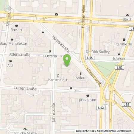 Standortübersicht der Tankstelle Vattenfall Smarter Living GmbH in 40215 Düsseldorf