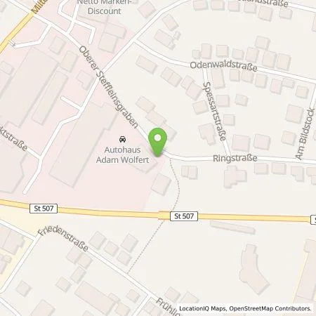 Standortübersicht der Tankstelle HomE of Mobility GmbH in 63927 Bürgstadt