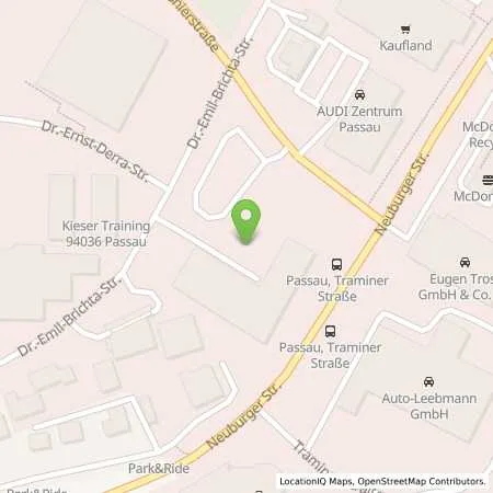 Standortübersicht der Tankstelle Citywatt GmbH in 94036 Passau