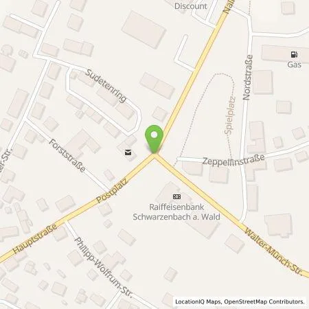 Standortübersicht der Tankstelle GETEC mobility solutions GmbH in 95131 Schwarzenbach a.Wald