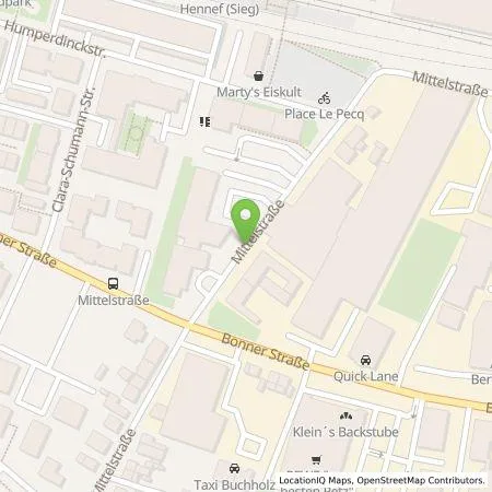 Standortübersicht der Tankstelle GETEC mobility solutions GmbH in 53773 Hennef (Sieg)