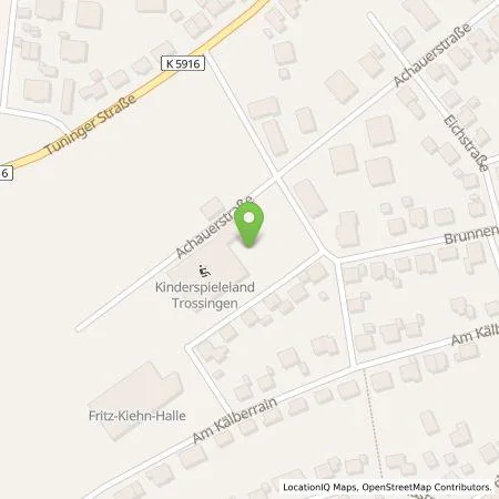 Standortübersicht der Tankstelle Stadtwerke Trossingen GmbH in 78647 Trossingen