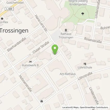 Standortübersicht der Tankstelle Stadtwerke Trossingen GmbH in 78647 Trossingen