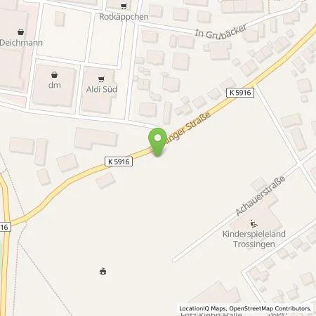 Standortübersicht der Tankstelle Stadtwerke Trossingen GmbH in 78647 Trossingen