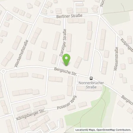 Standortübersicht der Tankstelle Vonovia Energie Service GmbH in 42579 Heiligenhaus