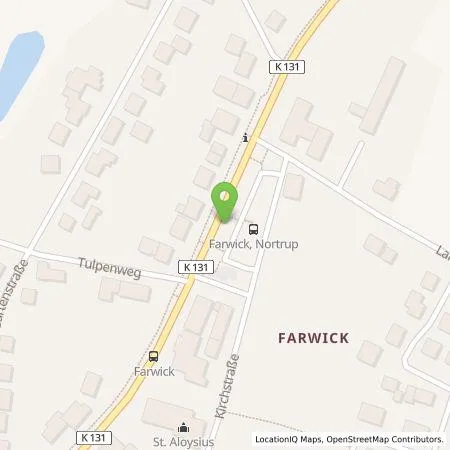 Standortübersicht der Tankstelle Osnabrücker Parkstätten-Betriebsgesellschaft mbH in 49638 Nortrup