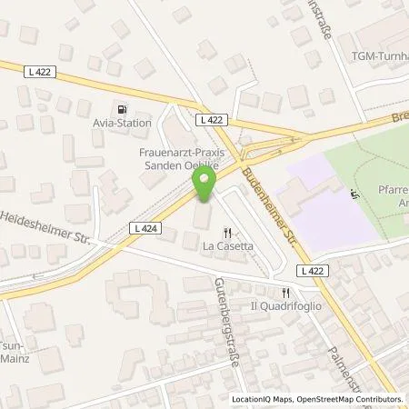 Standortübersicht der Tankstelle eze.network GmbH in 55124 Mainz