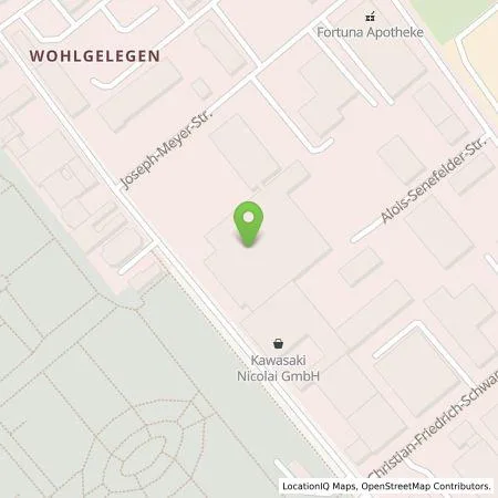 Standortübersicht der Tankstelle EnBW mobility+ AG und Co.KG in 68167 Mannheim