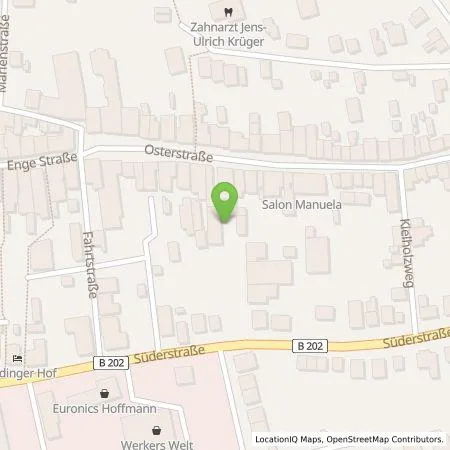 Standortübersicht der Tankstelle Stadt Garding in 25836 Garding